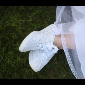 Sparkly Kate Spade Wedding Shoes
